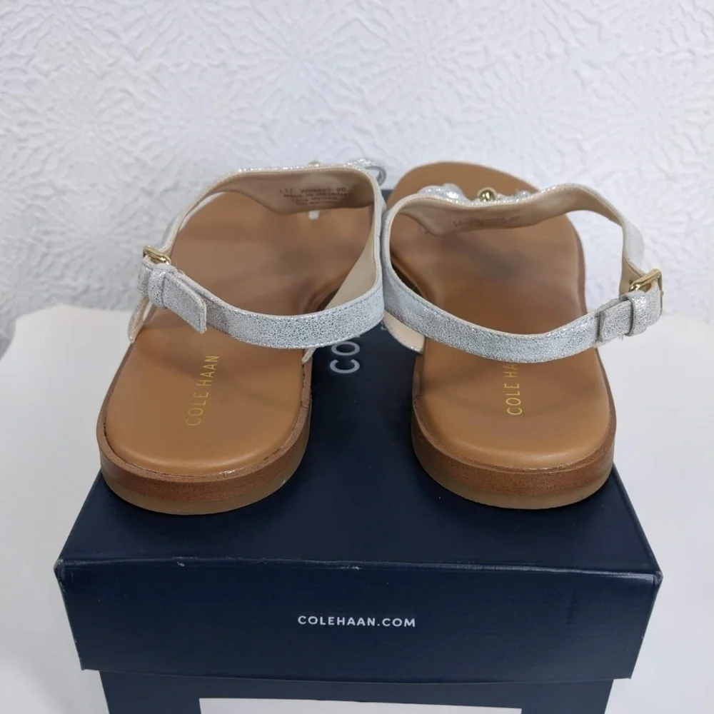 Cole Haan silver shimmer